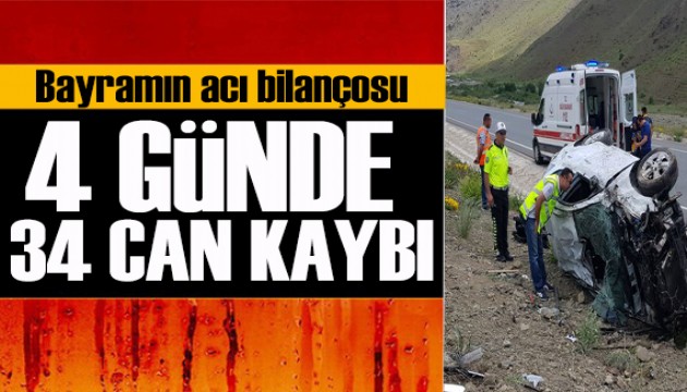 Bakan Yerlikaya: Trafik kazalarında 4 günde 34 can kaybı