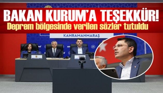 CHP'li belediye başkanlarından Murat Kurum'a teşekkür! Verilen sözler tutuldu