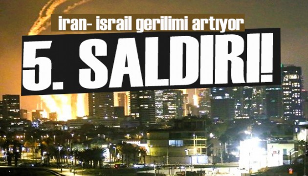 İran 5. dalga füze saldırısını başlattı
