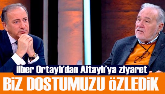 Prof. Dr. İlber Ortaylı, Fatih Altaylı'yı cezaevinde ziyaret etti