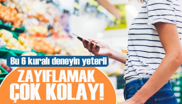 Aslında zayıflamak çok kolay Sadece bu 6 kuralı deneyin yeterli