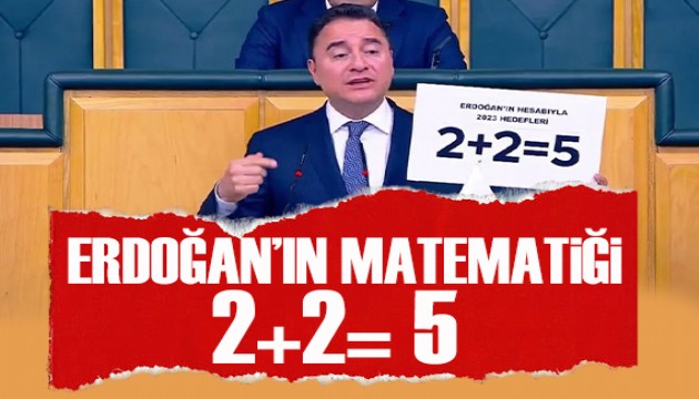 Babacan: Tüm dünyanın matematikçileri bir araya gelse Erdoğan'ın matematiğini çözemez