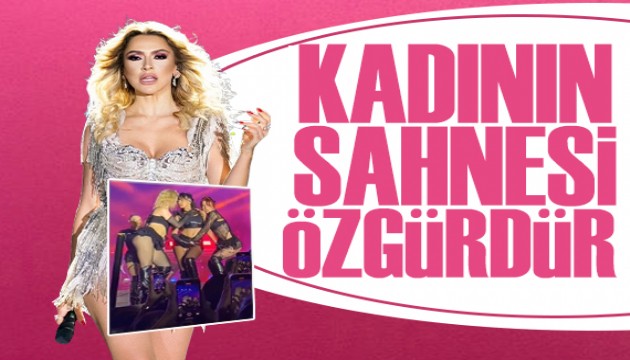 Manifest Grubuna açılan soruşturmaya Hadise'den tepki: Kadının sahnesi özgürdür