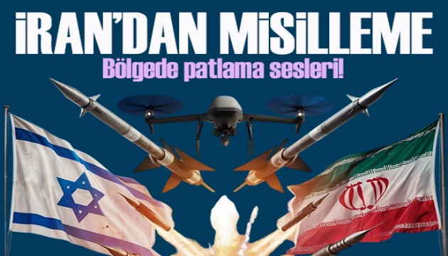 İran'dan missilleme! Bölgeden patlama sesleri geliyor