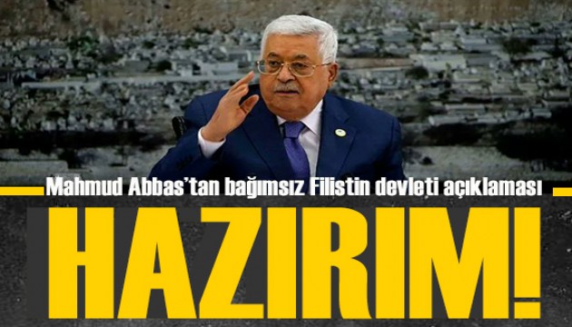 Filistin Devlet Başkanı Abbas: Gazze Şeridi'nde yönetimi devralmaya hazırım