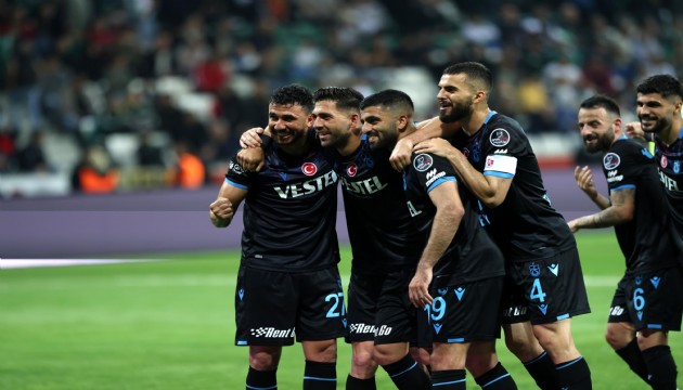 Karadeniz derbisinde kazanan Trabzonspor