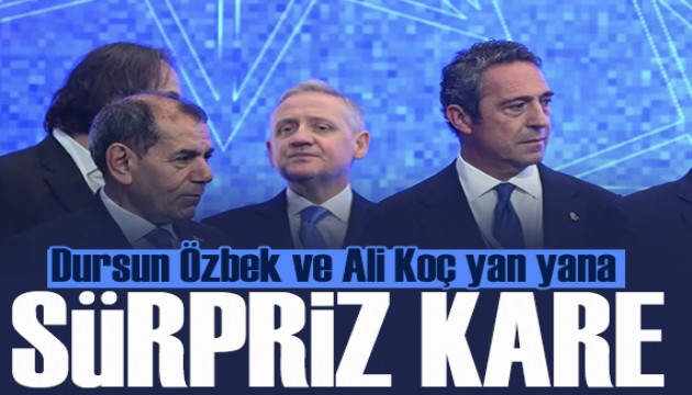 Tarihi açılışta Ali Koç ve Dursun Özbek yan yana