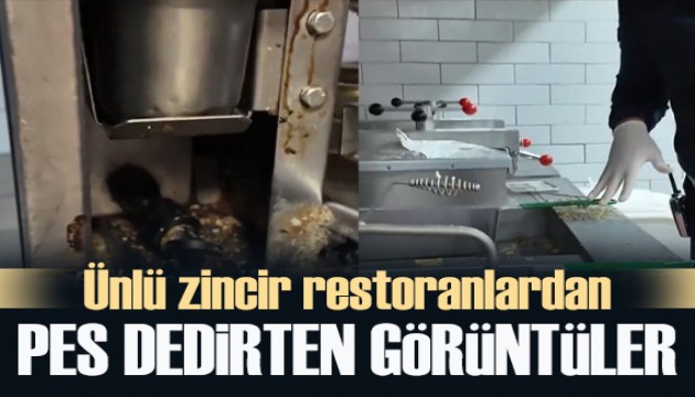 Restoran zincirlerinde ‘pes' dedirten manzaralar!