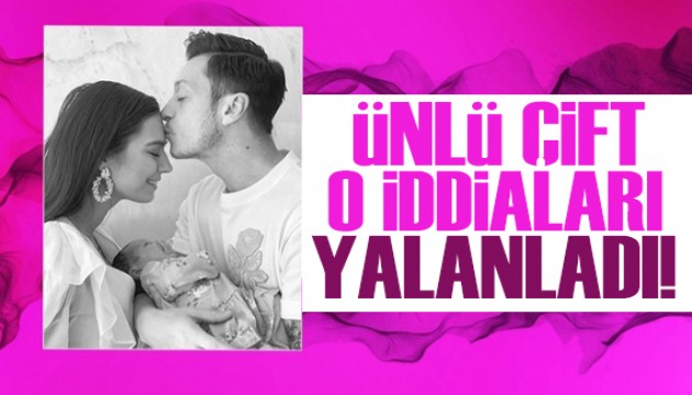 Mesut Özil'in eşi Amine Gülşe iddiaları yalanladı!