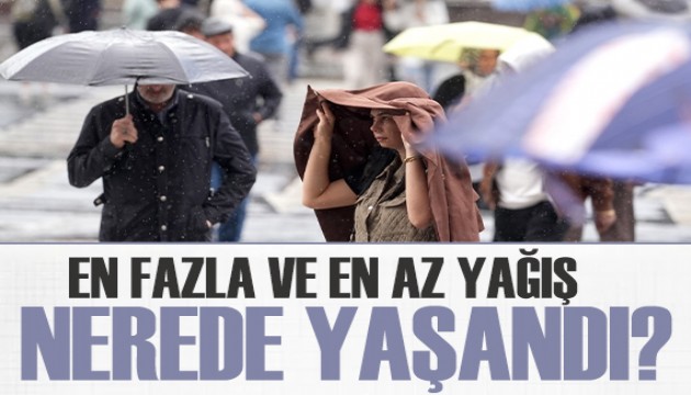 Haziran yağış raporu açıklandı: En fazla ve en az yağış nerede yaşandı?