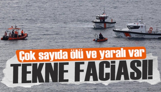 Bodrum'da tekne battı!  Çok sayıda ölü ve yaralı var