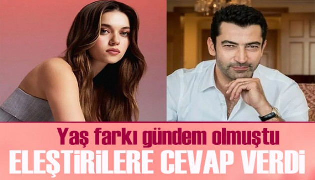 Afra Saraçoğlu, Kenan İmirzalıoğlu ile arasındaki yaş farkına gelen eleştirilere cevap verdi