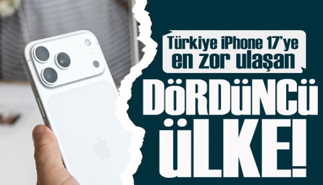 Türkiye en pahalı iPhone 17'nin satıldığı ülke oldu