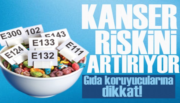 Yaygın gıda koruyucuları kanser ve diyabetle ilişkilendirildi