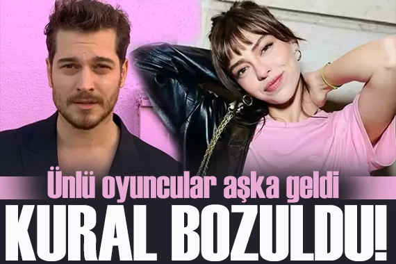 Çağatay Ulusoy ve Aslıhan Malbora'dan aşk pozu
