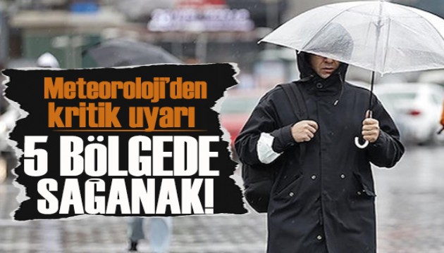 Son dakika hava durumu: 5 bölgede sağanak, sıcaklıklar ise artıyor