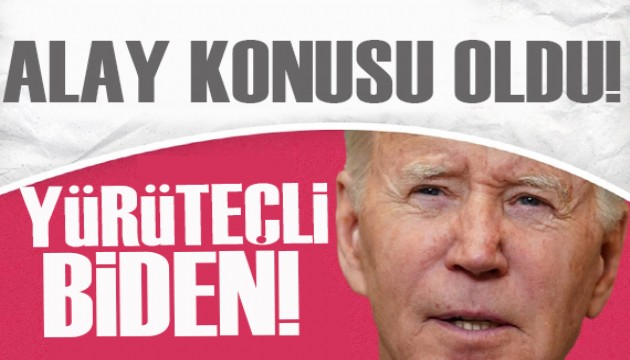 Alman dergi, ABD Başkanı ile dalga geçti: Yürüteçli Biden!