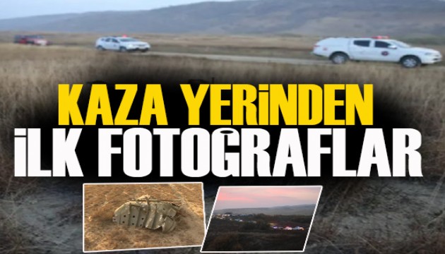 Türkiye kapsamlı soruşturma yürütüyor! Düşen uçaktan ilk görüntüler