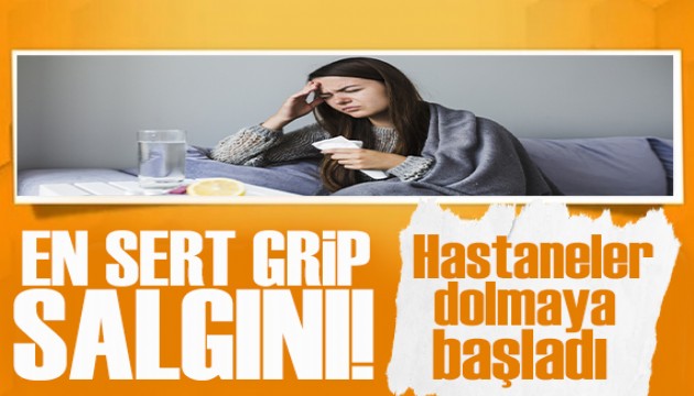 Son 10 yılın en sert grip salgını alarmı! Hastaneler dolmaya başladı