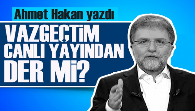 Ahmet Hakan yazdı: Cumhur İttifakı neden canlı yayına kapıyı açtı?