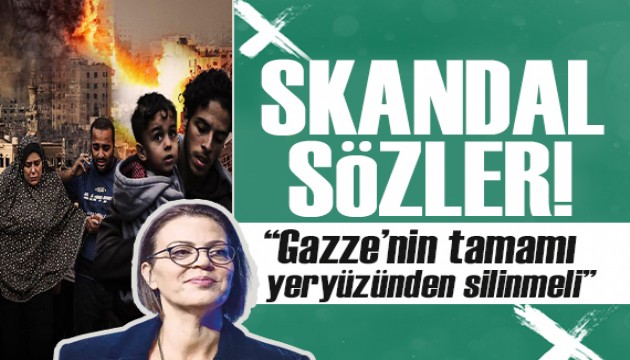 İsrailli vekilden skandal sözler: Gazze'nin tamamı yeryüzünden silinmeli!