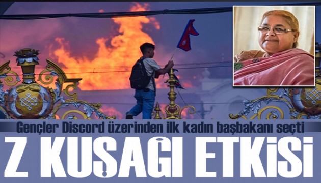 Nepal'de gençler Discord üzerinden ilk kadın başbakanı seçti