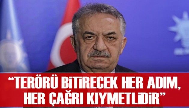 Yazıcı: Terörü bitirecek her adım, her çağrı kıymetlidir