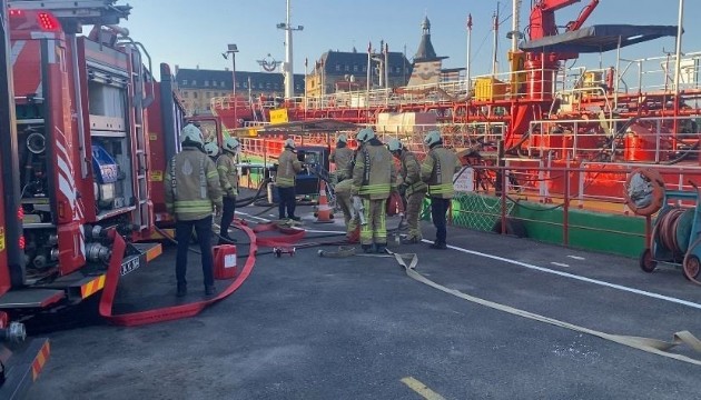 Haydarpaşa Limanı'nda korkutan yangın