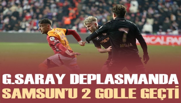 Galatasaray, deplasmanda 2 golle galip