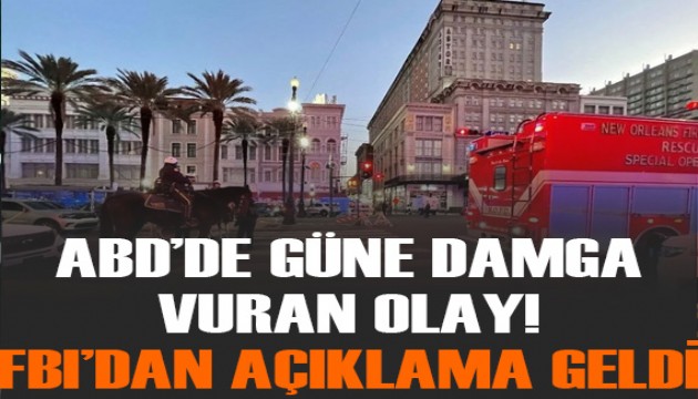 ABD'de güne damga vuran olay! FBI'dan açıklama geldi