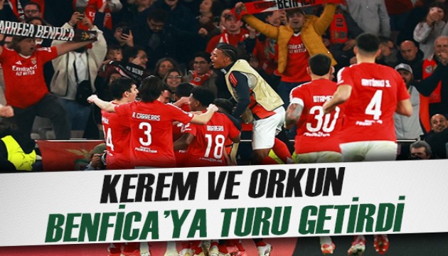 Kerem ve Orkun, Benfica'ya turu getirdi