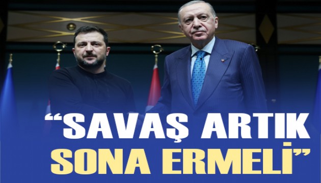 Cumhurbaşkanı Erdoğan: Savaş artık sona ermeli