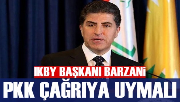 Irak Kürt Bölgesel Yönetimi Başkanı Barzani: PKK çağrıya uymalı