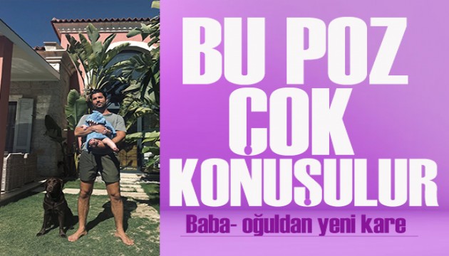Kaan Yıldırım'dan minik oğlu Fikret Hakan ile yeni kare geldi
