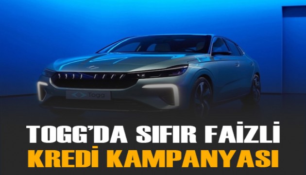 Togg T10X sıfır faizli kredi kampanyası