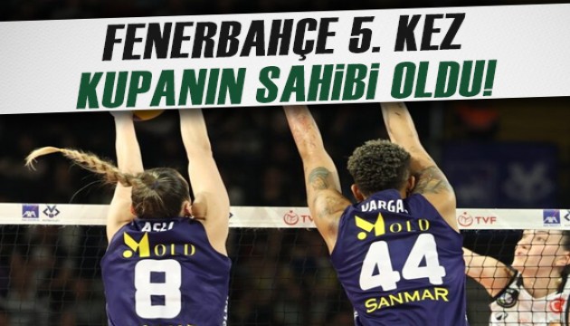 Kupa Voley'de şampiyon Fenerbahçe! Eczacıbaşı'na set vermediler