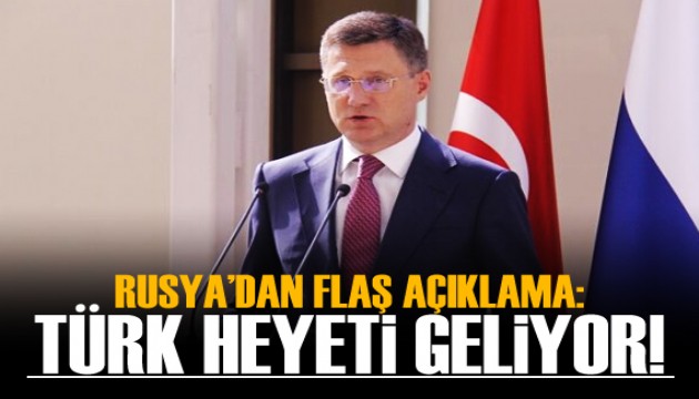 Aleksandr Novak: Türk heyeti Rusya’ya gelecek