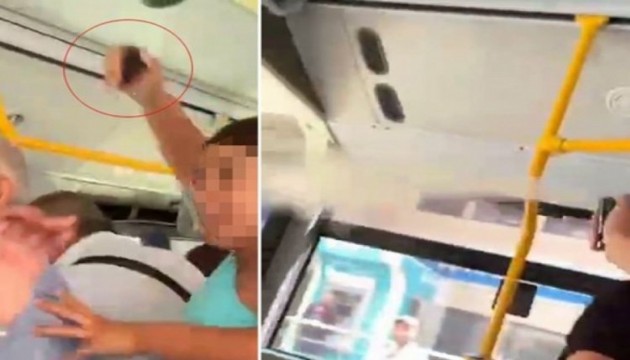 İETT otobüsünde ortalık karıştı