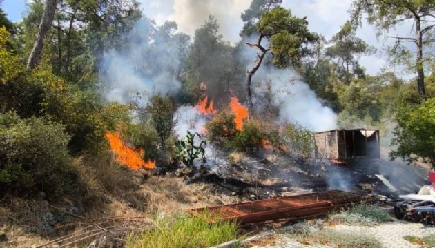 Antalya'da orman yangını