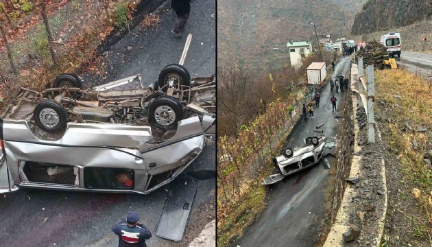 Kamyonet 7 metreden aşağı düştü: 2'si kardeş, 3 kişi hayatını kaybetti