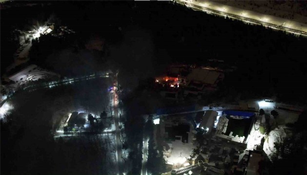 TRT film platosunda yangın!