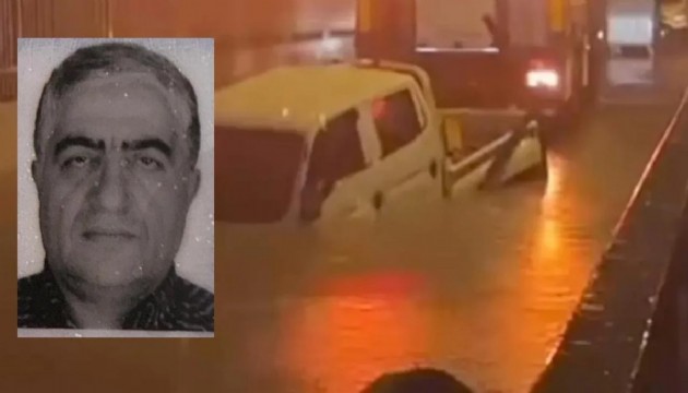 İzmir'de sağanak sonrası alt geçitte mahsur kalan sürücü öldü