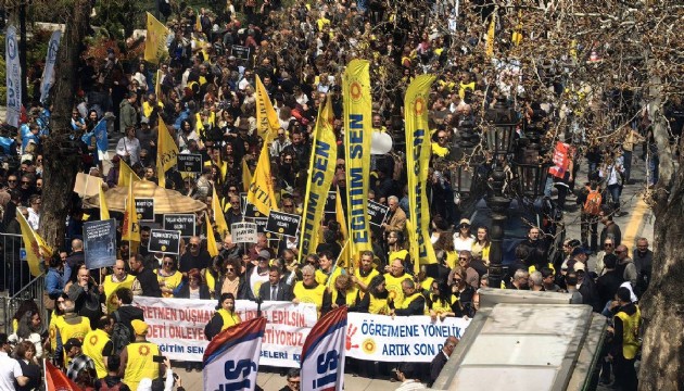 MEB önünde 'yaşam nöbeti' başladı