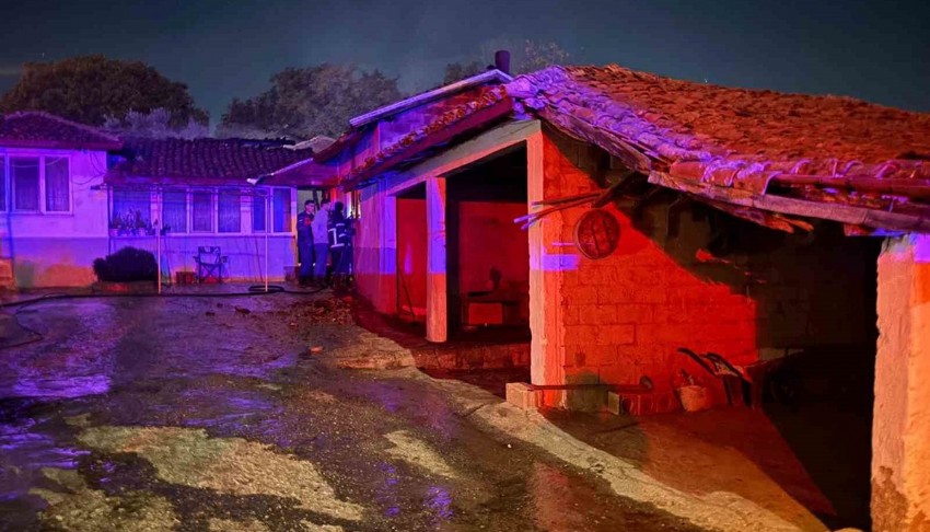 Kırklareli'de ev yangını: 1 ölü