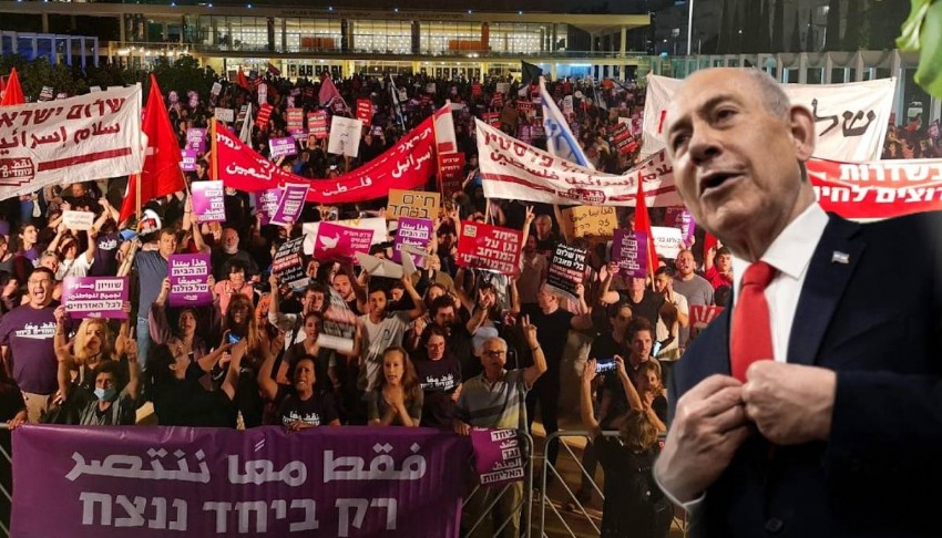 İsrail'de Netanyahu istifa etsin, Yahudi-Arap hükümeti kurulsun talebi