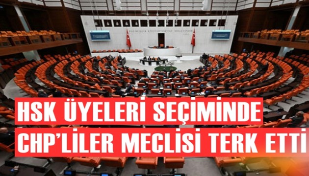 CHP'li vekiller Meclis'i terk etti
