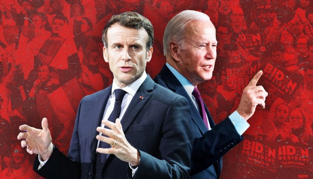 Macron'dan Biden'e soykırım eleştirisi!