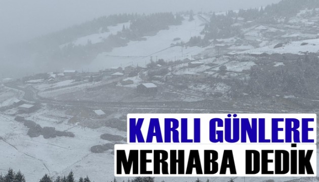 Türkiye karlı günlere 'merhaba' dedi