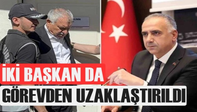 Zeydan Karalar ve Ahmet Şahin görevden uzaklaştırıldı