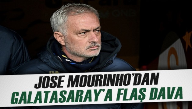 Jose Mourinho, Galatasaray'a dava açtı